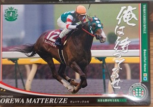 ★競馬カード★オーナーズホース05★サラブレッドロワイヤル★オレハマッテルゼ★主戦 柴田善臣★高松宮記念★ビューティフルネーム★