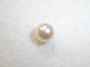 アコヤパール極上テリツヤ綺麗国産アコヤ真珠pearl 本真珠和珠 宝飾品の外し石 極上片穴ルース☆　9　色々まとめて大量同梱可能 765-2