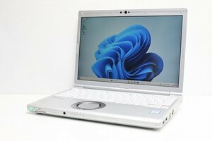 1円スタート ノートパソコン Windows11 Panasonic レッツノート CF-SV7 メモリ8GB 第8世代 Core i5 SSD256GB Windows10 12.1 カメラ