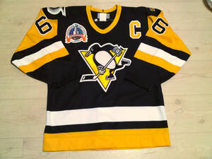 NHL Pittsburgh Penguins Mario Lemieux CCM Authentic Jersey with 3patches 