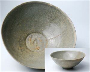 朝鮮美術 高麗 青磁 双鳳凰紋 菓子鉢 茶碗 茶道具