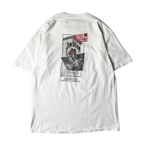 00s JIM BEAM コンサート プリント 半袖 Tシャツ / 00年代 オールド ホワイト 白 ジムビーム バンド ハイボール