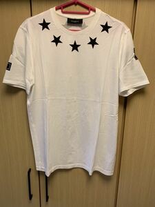 正規 10SS Givenchy ジバンシィ ジバンシー スター 星 ラウンドネック Tシャツ CUBAN FIT キューバンフィット 白 S ■品番 10S 7083 651