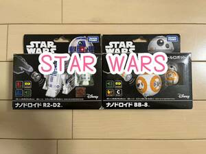 【2つ】TAKARATOMY STARWARSナノドロイドR2-D2 BB-8