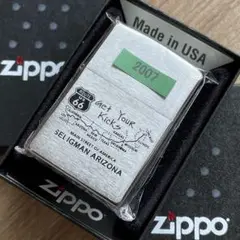 【USED】zippo 2007 vintage ROUTE66 ARIZONA