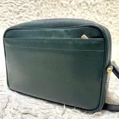 極美品✨ルイヴィトン カルガ セカンドバッグ　タイガ レザー　緑　ゴールド金具