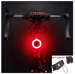 【1～2】Zacro-マウンテンバイクシートポスト用の複数の照明モードとusb充電を備えたled自転車テールライト