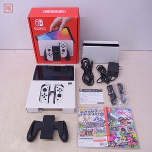 1円〜 動作品 NSW ニンテンドー SWITCH スイッチ 本体 HEG-001 有機ELモデル 任天堂 Nintendo 箱/SDカード64GB付【20