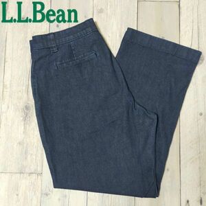 ☆LL Bean エルエルビーン☆CLASSIC FIT ストレッチ パンツ インディゴ S784