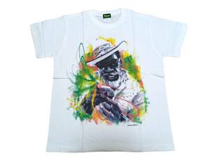 【激レア】大麻堂ブランドTシャツ 映画 「MADE IN JAMAICA」コラボ バニー・ウェイラー BOB MARLEY ボブマーリー ラスタ レゲエ ONE LOVE 