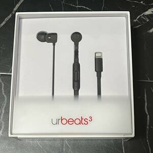 新品未開封・送料無料■Beats by Dr.Dre・ビーツ・バイ・ドクタードレ■urBeats3 イヤフォン Lightning ブラック MQHY2PA/A iPhoneイヤホン