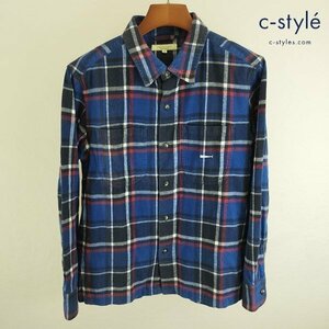 O370a [人気] DESCENDANT ディセンダント チェックシャツ 2 マルチカラー 長袖 コットン100% | トップス N