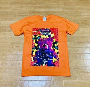 サイコベア Tシャツ hide S～Mサイズ オレンジ X-JAPAN コレクターズアイテム