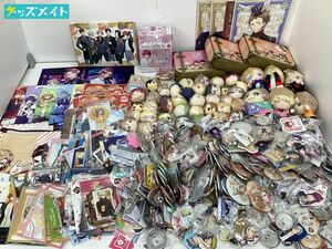 【同梱不可】現状 アニメ 乙女系 グッズ 各種 まとめ売り バッジ類 紙系グッズ ぬいぐるみ おまんじゅう 他 A3! B-PROJECT ツキウタ。 等