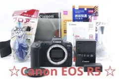 保証残有 Canon EOS R5 付属品完備 ミラーレス一眼レフカメラ