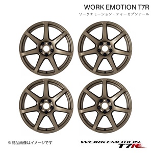 WORK EMOTION T7R ミニ (R56) COOPER S ABA-MF16S 1ピース ホイール 4本 1台分【18×7.5J 4-100 INSET47 アッシュドチタン】