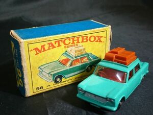 【ミニカー本体 美品】『MATCHBOX(マッチボックス) No.56 FIAT 1500(フィアット1500)』イギリス製 全長７㎝