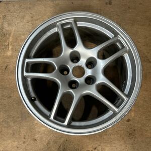 1円スタート！R33 スカイライン GT-R 純正 ホイール 1本 17×9J+30 PCD114.3/5 SKYLINE GTR ドリフト ドリケツ