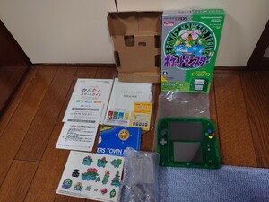 【動作確認済】ニンテンドー2DS本体 ポケットモンスター 緑 限定パック/2ds pokemon green