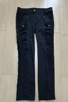 シトラスノーツ　シャーリングパンツ ブラック 黒 40 日本製
