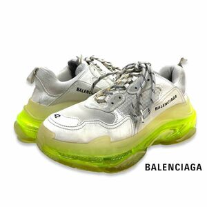 BALENCIAGA Triple S EU 42 CLEAR SOLE バレンシアガ トリプル エス ホワイト クリアソール 厚底 ソール シューズ ダットスニーカー 正規品