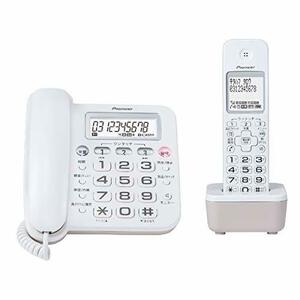 【中古】 パイオニア デジタルコードレス留守番電話機 TF-SA16S(W)