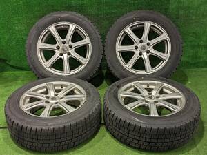 ヨコハマ YOKOHAMA MILLOUS RE 17×7J OFF38 PCD114.3 5H ダンロップ DUNLOP WINTERMAXX 210/60R17 売切!!