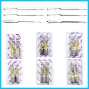 【在庫セール】厚生地 ミシンニードル 薄生地 ミシン針セット (9#/11#/12#/14#/16#/18#) 6サイズ ミシンア