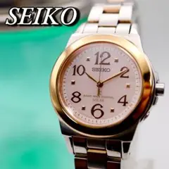 極美品 SEIKO ルキア 電波ソーラー ラウンド  レディース腕時計 778