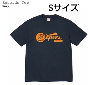 新品 Ｓサイズ Supreme Records Tee ネイビー 紺色 navy シュプリーム レコード Tシャツ 半袖 シャツ