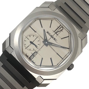 ブルガリ BVLGARI オクト フィニッシモ オートマティック 103672 グレー文字盤 チタン 腕時計 メンズ 中古
