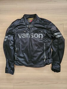 バンソン　メッシュジャケット(美品)　サイズL　VANSON 　バイク　ツーリング