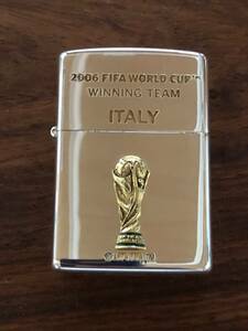 ZIPPO ジッポ FIFA ワールドカップ 2006 ドイツ大会　WINNING TEAME イタリア　ZIPPO　 限定品/未使用品