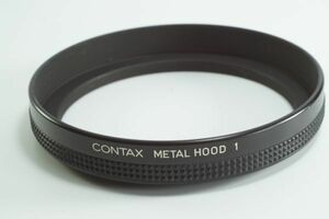 plnyeA001[キレイ 送料無料]CONTAX METAL HOOD 1 コンタックス 底部のネジ径は86ミリ　フード　リング