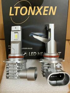 HB3 9005 LED ハイビーム ヘッドライト LTONXEN CREEチップ搭載 ファンレス 車検対応 25W 6500K ホワイト 2個入り