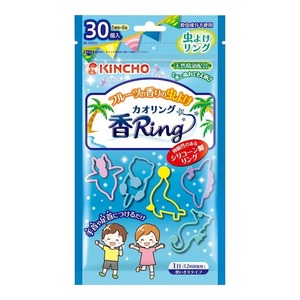 KINCHO 虫よけ　カオリング　ブルー　30個入り　複数可