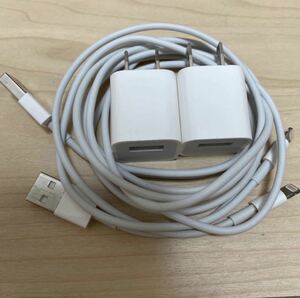 Apple 正規品　充電コード充電器　ACアダプター　iPhone ライトニング