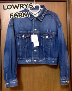 ＊新品未使用♪ LOWRYS FARMダメージデザインGジャン M＊