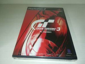 PS2 新品未開封 GRAN TURISMO 3 THE REAL DRIVING SIMULATOR A-spec グランツーリスモ 3