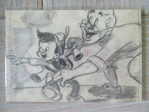 THE ART OF DISNEY [アートオブディズニー] ゼペットじいさん ピノキオ コンセプトアート ポストカード Pinocchio(1940)