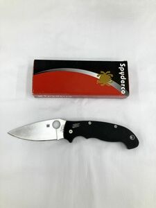 16【F40】◆中古◆ スパイダルコ SPYDERCO　フォールディングナイフ 【 ナイフ アウトドア レジャー キャンプ ハンティング 】