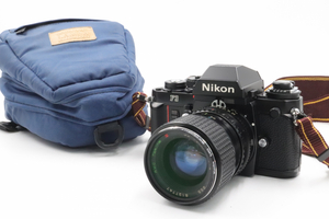 【ト長】Nikon F3 ニコン アイレベル ブラックボディ 一眼レフ フィルムカメラ レンズ RMC TOKINA 35-70㎜ 1:4 IR639IOB26