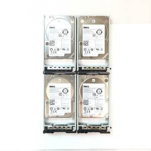 K5060571 DELL 1.2TB SAS 10K 2.5インチ HDD 4点【中古動作品】