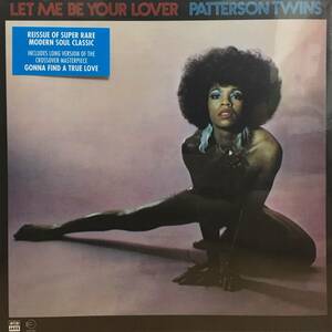 新品 LP Patterson Twins - Let Me Be Your Lover ★ オルガンバー サバービア フリーソウル レコード muro kiyo koco funk45 レアグルーヴ