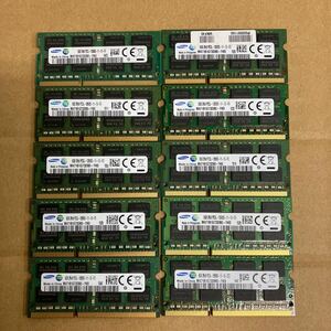 K113 SAMSUNG ノートPC メモリ 8GB 2Rx8 PC3L-12800S 10枚