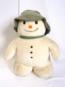 1000円スタート 特大 ぬいぐるみ THE SNOWMAN スノーマン 雪だるま 約体長62cm エデン社 EDEN TOYS アンティーク レトロ BIG TSI BB30033