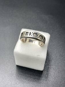 Tiffany&Co. ティファニーリング ティファニー　指輪 シルバー RING 925 Italy 1995 ATLAS アトラス　約19号