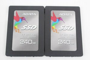 ADATA ASP550-240GB-B 2.5 240GB SSD SATA 動作品 2個セット☆