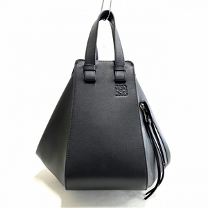 ロエベ LOEWE ハンドバッグ 387.30.S35 ハンモック スモール クラシックカーフ 黒 レディース バッグ