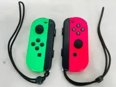 動作品 Nintendo ジョイコン  ネオングリーン ネオンピンク